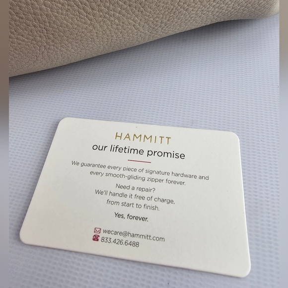 Hammitt VIP Medium Leather Purse Pewter/Brushed Silver - Picture 9 of 14